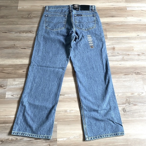 Harley-Davidson Original Bootcut Jeans Blue Denim 99026-07VM Mens 34 X 30 NEW - Picture 4 of 14